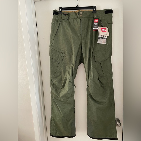 686 Mens Smarty 3X1 cargo ski pants - Picture 6 of 15